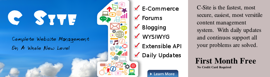 Csite website management system